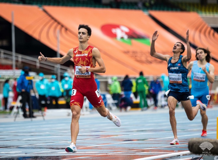 Pol Oriach en el Mundial de Nairobi. Imagen: World Athletics