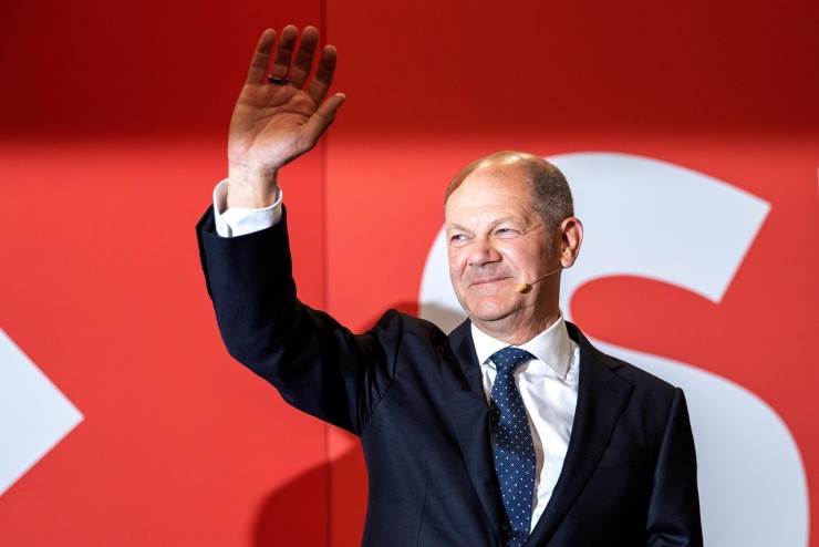Olaf Scholz, candidato del SPD (EP).