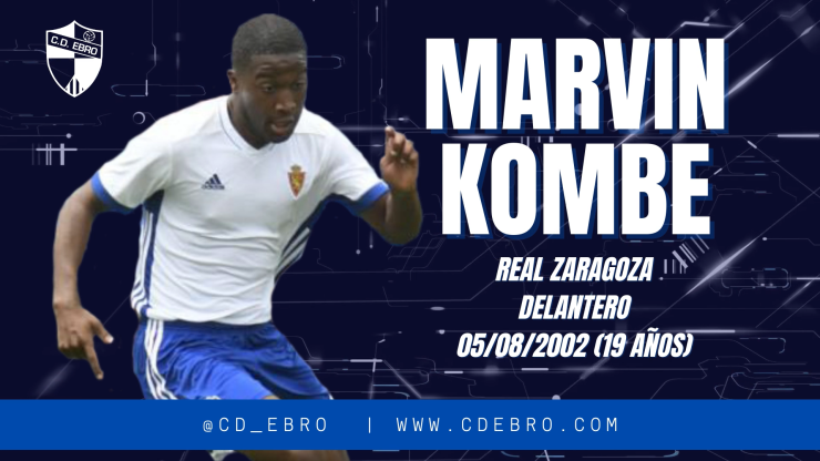Marvin Kombe se incorpora al CD Ebro.