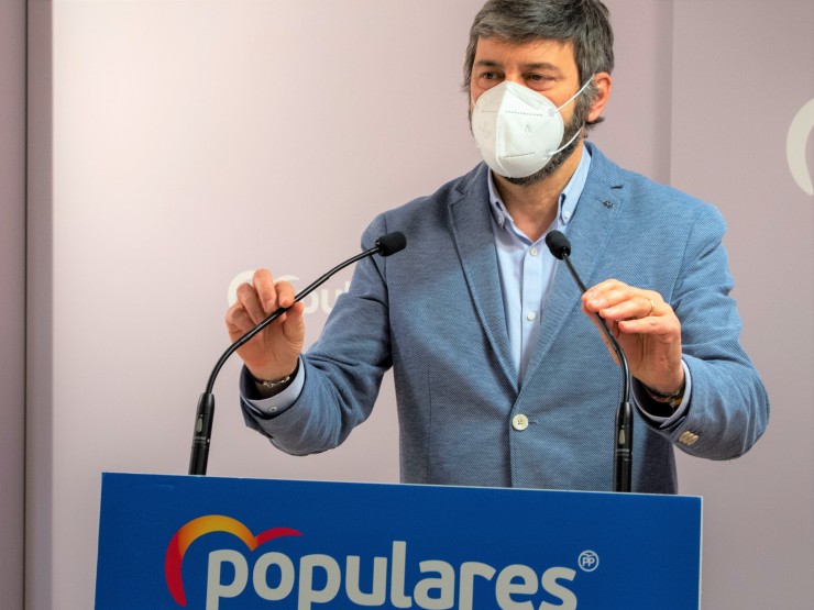 Gerardo Oliván, presidente provincial del PP en Huesca. (Europa Press).