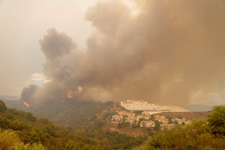 Incendio de Sierra Bermeja, en Málaga (EP).