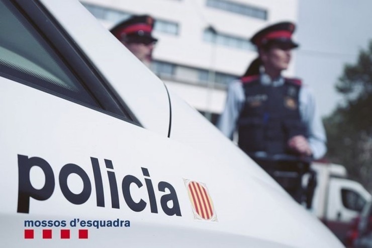 Vehículo de los Mossos d'Esquadra, la policía autonómica catalana.