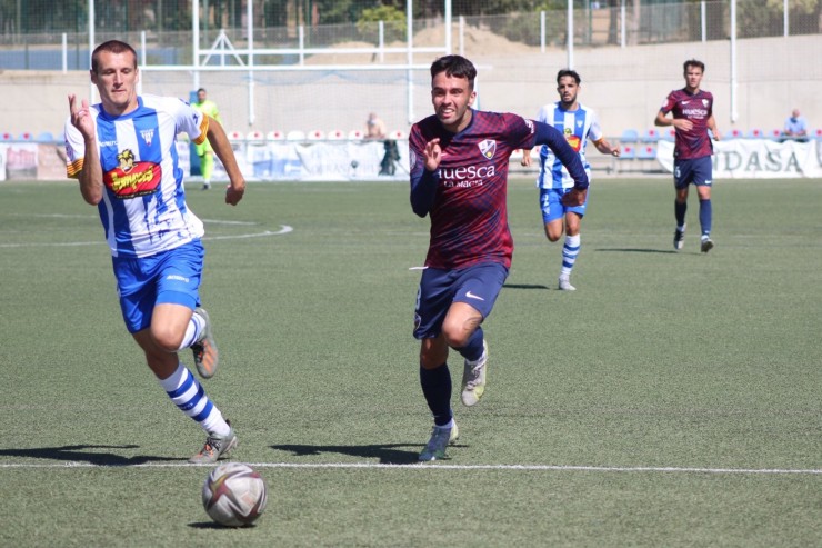 La SD Huesca y la SD Huesca B se han repartido los puntos en Luchán. Foto: SD Huesca
