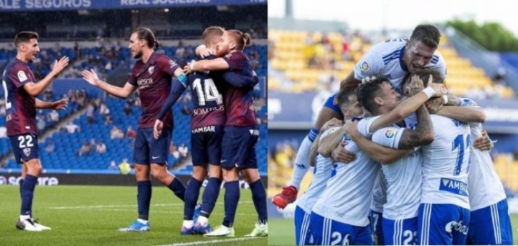 Real Zaragoza y SD Huesca buscarán este lunes tres puntos vitales.