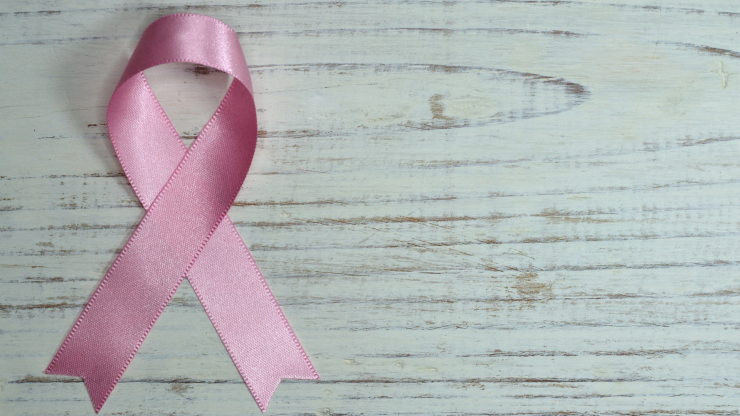 Lazo rosa, símbolo de la lucha contra el cáncer de mama.