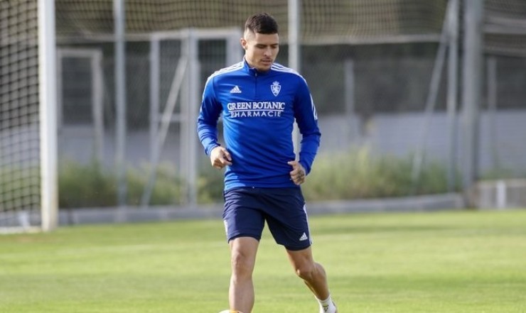 Juanjo Narváez, en un entrenamiento reciente.