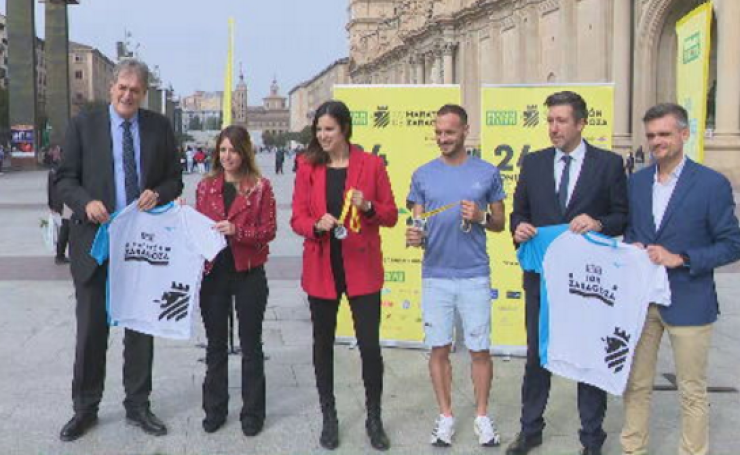 Presentación de la Maratón. Foto: Aragón Deporte.