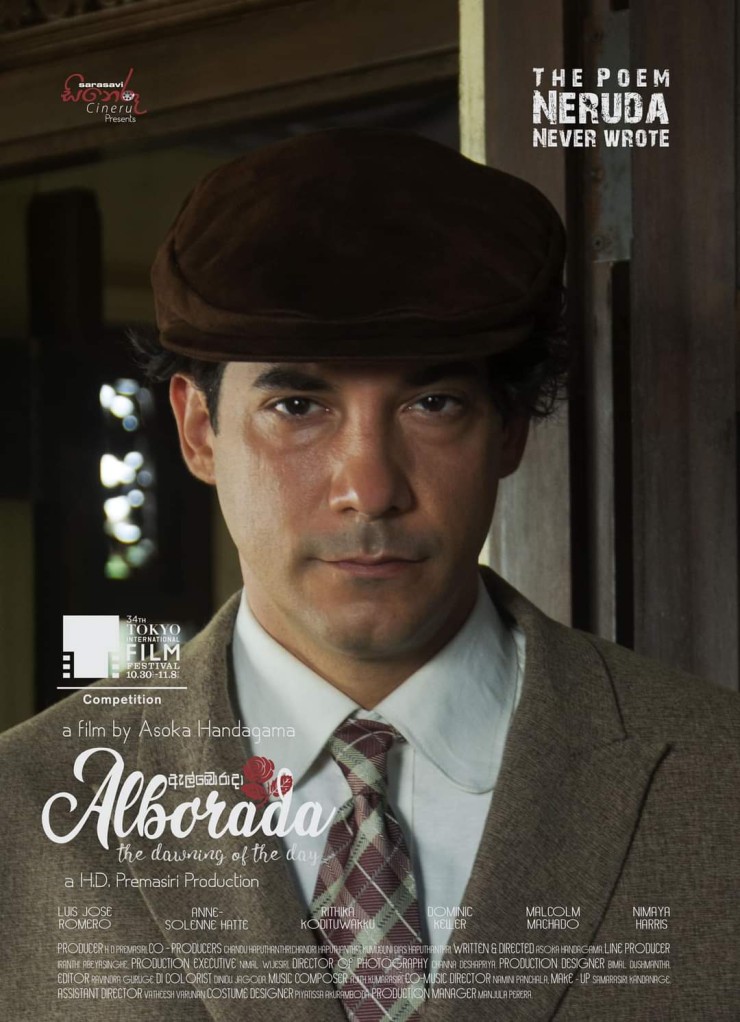 Luis J. Romero protagoniza 'Alborada', una película sobre Pablo Neruda rodada en Sri Lanka.