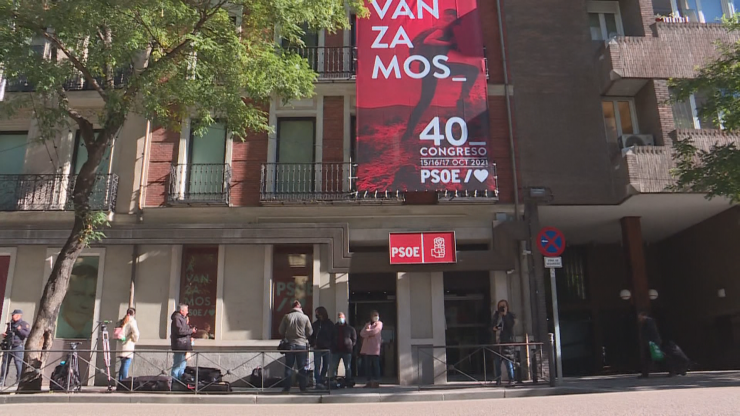 Sede del PSOE en la calle Ferraz, de Madrid.