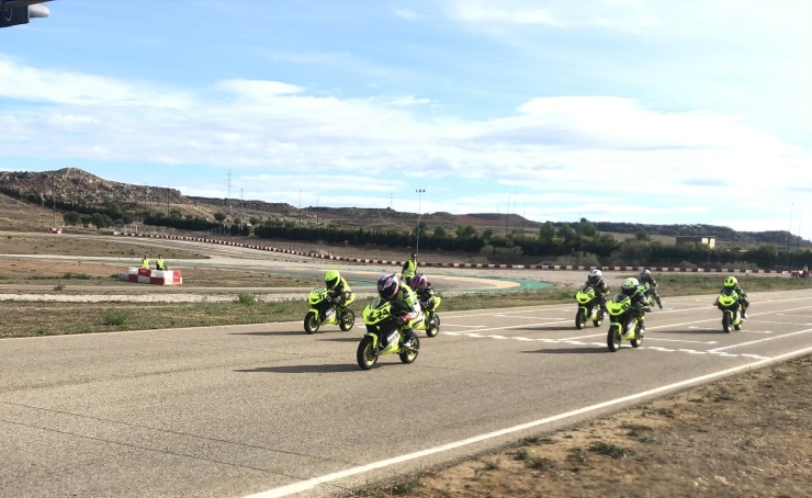 Una imagen de las pruebas que tuvieron lugar este fin de semana en MotorLand Aragón.
