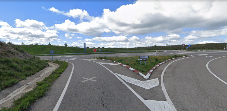 Imagen del cruce que se reformará. (Imagen: Google Street View).