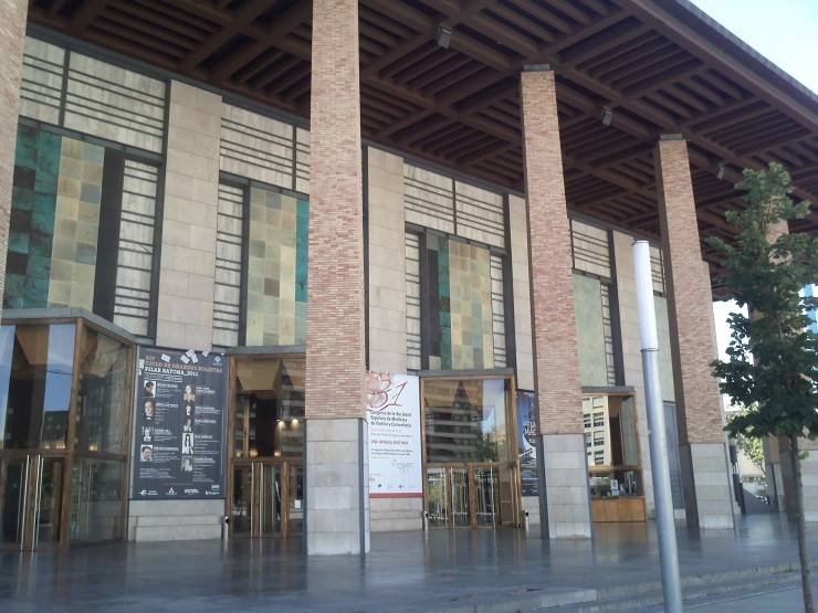 Fachada del Auditorio de Zaragoza. (Foto: EP)