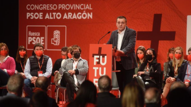 Fernando Sabés, secretario general PSOE Alto Aragón. / Foto: PSOE Alto Aragón