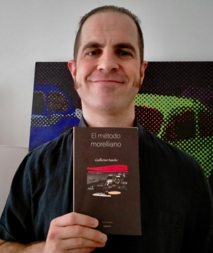 Guillermo Sancho presenta la novela negra 'El método morelliano'