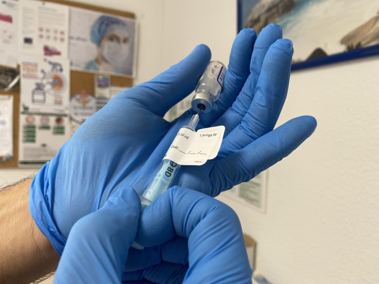 Imagen de una dosis de la vacuna contra la COVID-19.