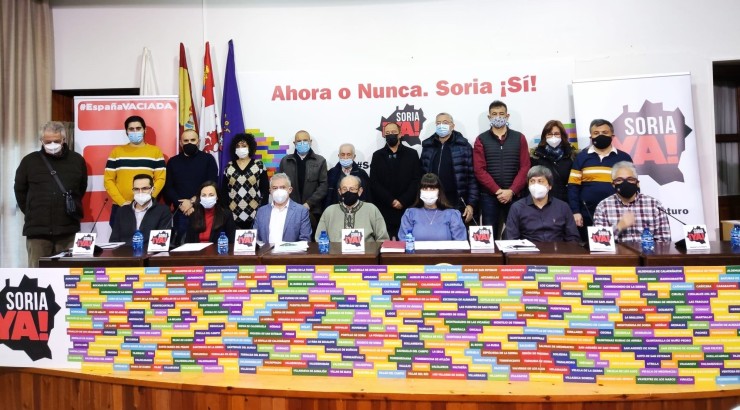 Ex representantes y colaboradores de Soria ¡YA! anuncian que dan el salto a la política. / Foto: EP
