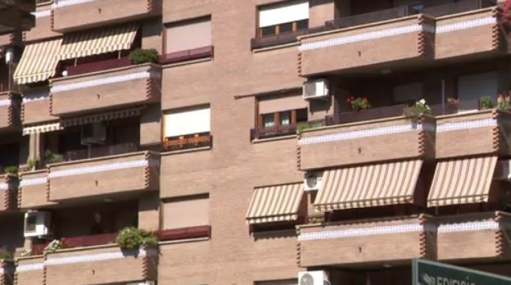 Bloque de pisos en Zaragoza.