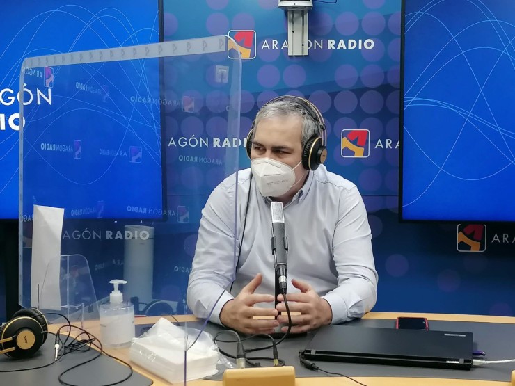 El epidemiólogo Nacho de Blas, durante su entrevista en Aragón Radio.