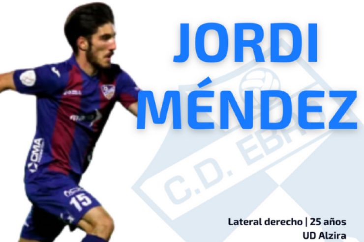 Jordi Méndez, nuevo jugador del CD Ebro