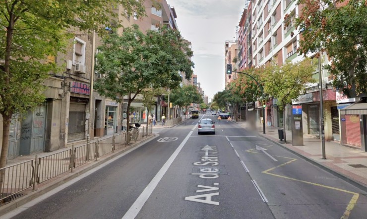 Imagen de la avenida San José de Zaragoza. / Foto: ARAGON NOTICIAS