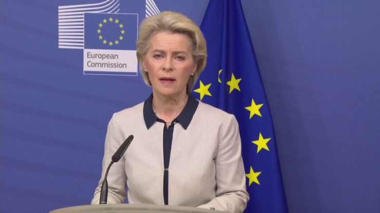 Ursula von der Leyen presidenta de la Comisión Europea.