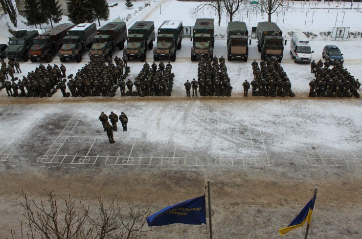 Maniobras militares del ejército ucraniano (imagen de archivo). / EFE