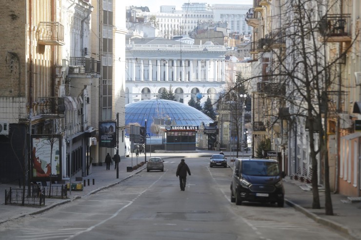 Vista general de una calle de Kiev. (EFE/EPA/ZURAB KURTSIKIDZE)