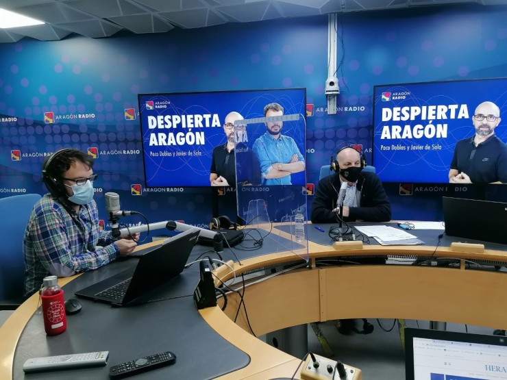 El asesor de Mayores y Menores del Justicia de Aragón, Andrés Esteban, en los micrófonos de Aragón Radio.