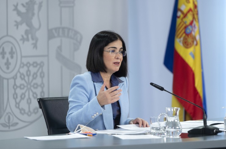 La ministra de Sanidad, Carolina Darias. / A.Ortega.POOL - Europa Press