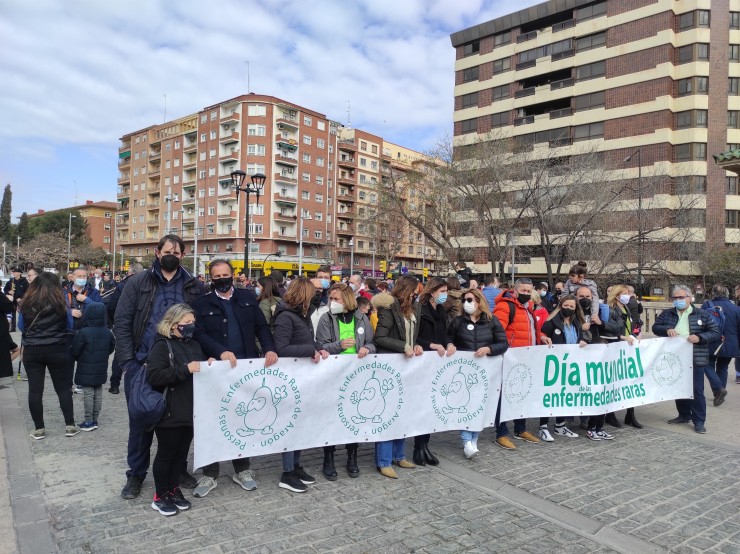 El Parque Grande de Zaragoza acoge una marcha para dar visibilidad a las enfermedades raras. / EUROPA PRESS
