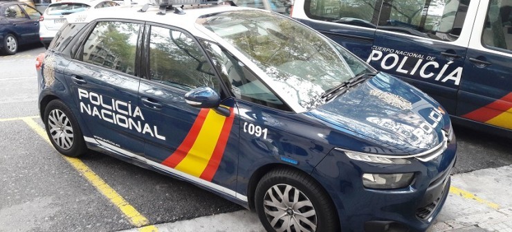 Vehículo de la Policía Nacional. (Archivo).