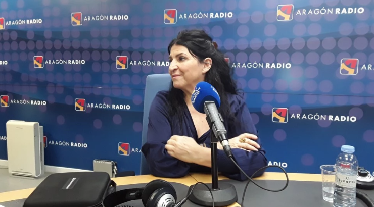 Lita Cabellut en Aragón Radio