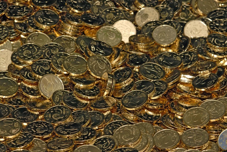 Fabricación de monedas de euros en la Fábrica Nacional de Moneda y Timbre. / FNMT - BANCO DE ESPAÑA