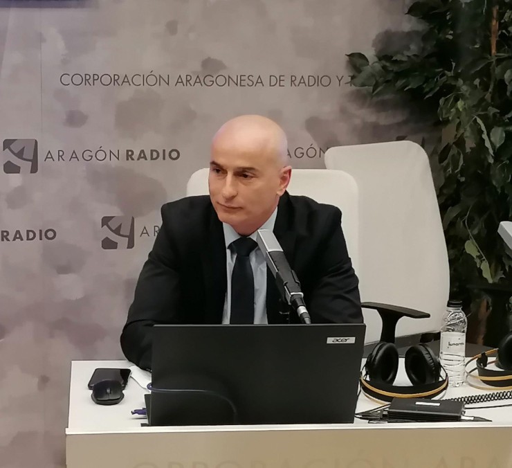 Marcos Díaz, director del aeropuerto de Zaragoza.