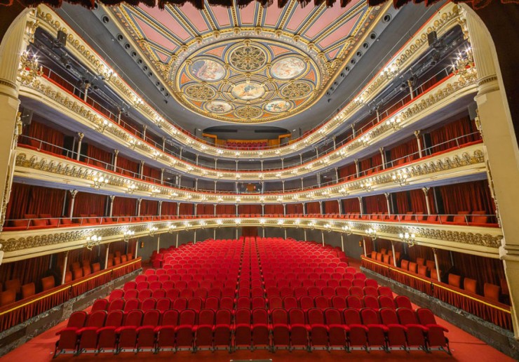 El teatro, visto desde el escenario. / Web del Teatro Principal de Zaragoza