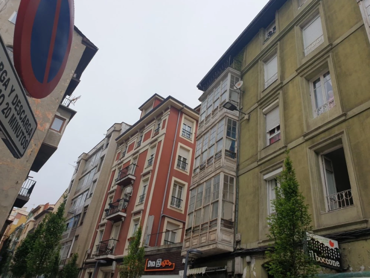 Imagen de archivo de varios bloques de vivienda en Zaragoza.