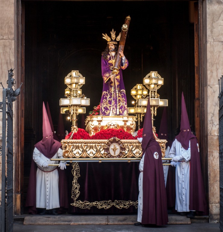 Imagen de la Cofradía de Jesús Camino del Calvario en Zaragoza. / Foto: Ayuntamiento de Zaragoza.