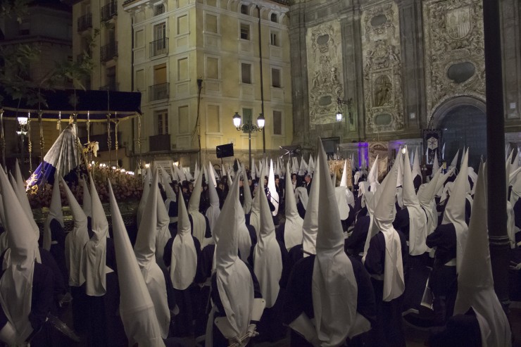 Imagen de la Cofradía del Descendimiento de la Cruz y Lágrimas de Nuestra Señora. /Foto: Ayuntamiento de Zaragoza.