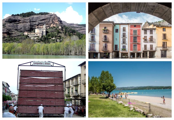 Varias imágenes de Graus y alrededores. / Turismo de Aragón
