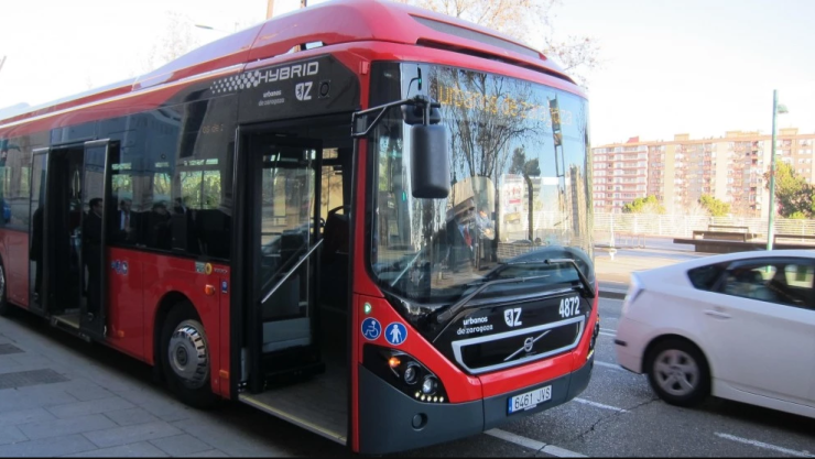 Autobús urbano de Zaragoza.