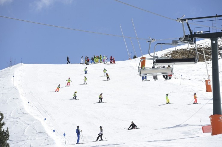 Pistas de esquí de Cerler (Huesca). Foto: Europa Press.