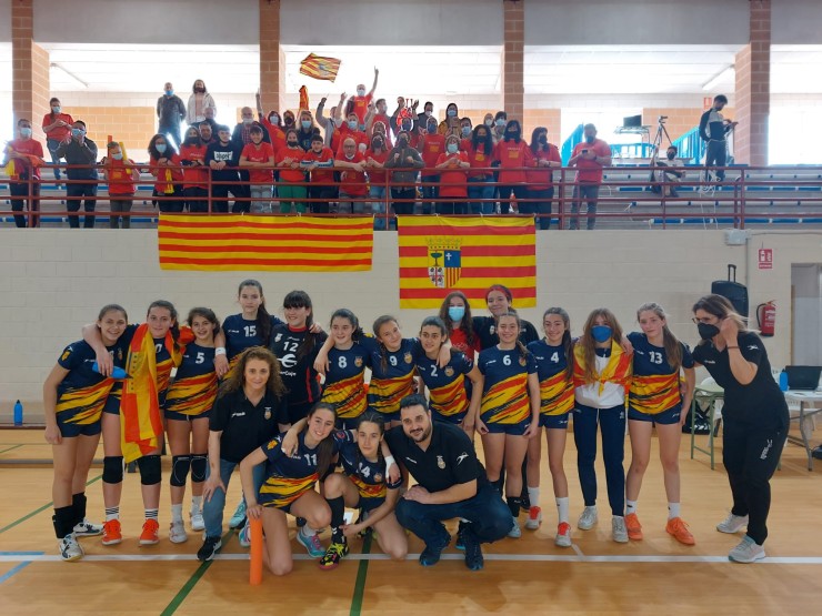 La selección infantil femenina conquistó la Copa de España al vencer en la final a Galicia.