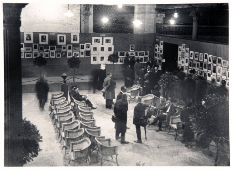 Foto del archivo del Primer Salón Internacional de la Real Sociedad Fotográfica de Zaragoza./RSZF
