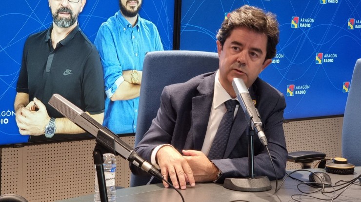 El alcalde de Huesca, Luis Felipie, en Aragón Radio.