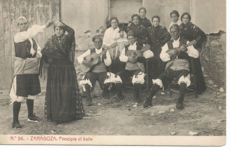 Postales que cuentan la historia de Tauste. Foto: web de El Patiaz