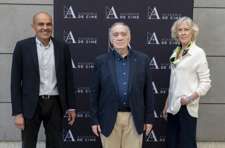 El productor Rafael Portela,  el director y crítico de cine Fernando Méndez-Leite, y la actriz Susi Sánchez. (Alberto Ortega / Europa Press).