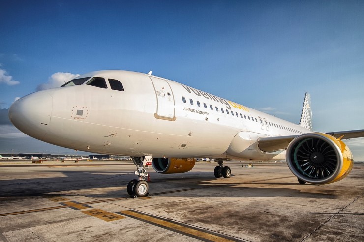 Un avión de la compañía Vueling. / Europa Press
