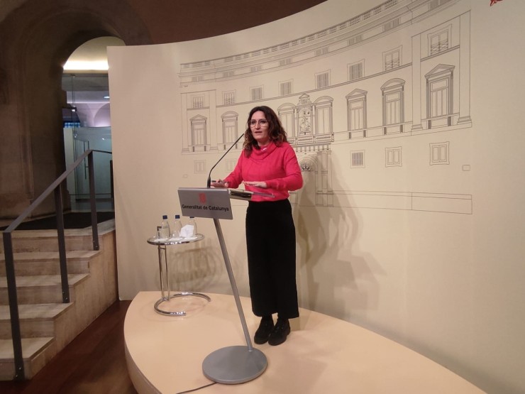 Imagen de archivo de la consejera de Presidencia de la Generalitat, Laura Vilagrà. / Europa Press