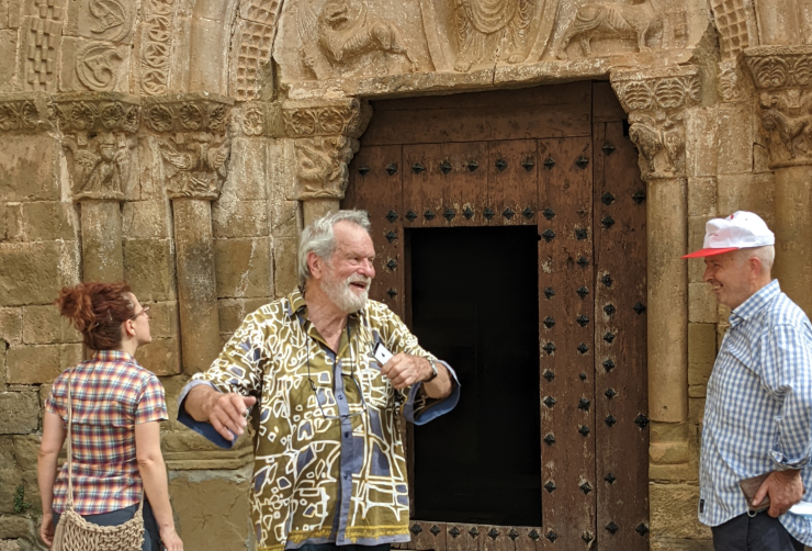 Terry Gilliam visita distintas localizaciones de la provincia de Huesca