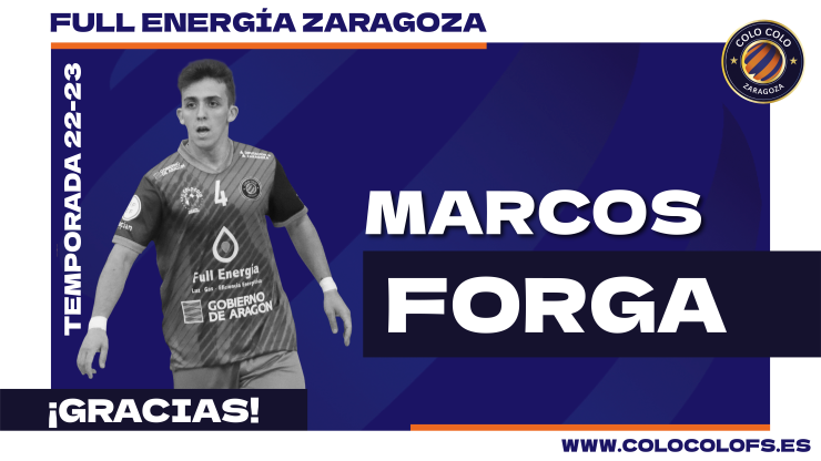 Marcos Forga no continuará en el Full Energía Zaragoza.